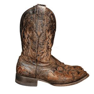 Vintage Corral Exotic Alligator Brown Boots (M 11)